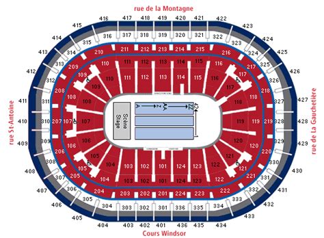 Bell Centre Montreal Qc Seating Chart View