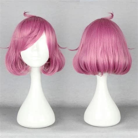 35cm Short Pink Cosplay Headwear For Cute Girl Fashion Design Japanese