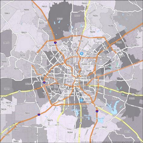 San Antonio Zip Code Map Gis Geography
