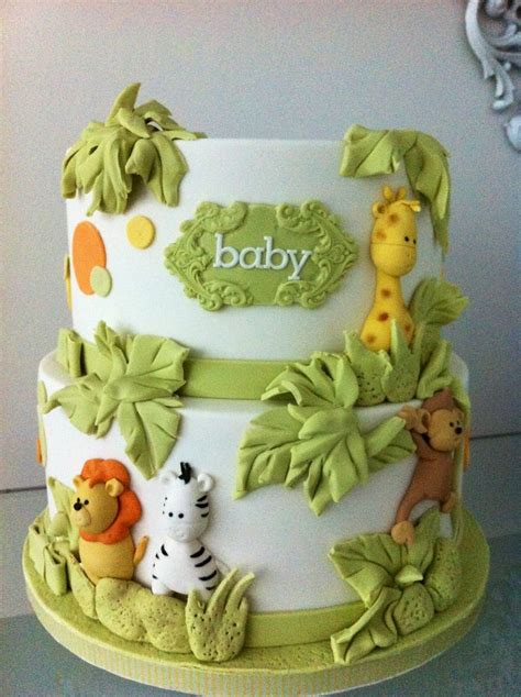 Safari Themed Cakes For Baby Shower Animal Safari Themed Baby Shower