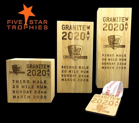Laser Engraved Wooden Trophies Trophies And Medals Trophy Engraving