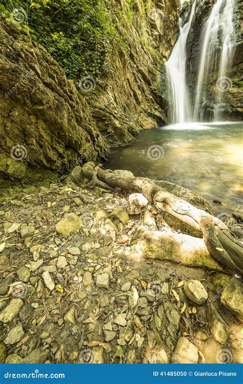 San Fele Waterfalls Stock Photo Image Of Park Ferns 41485050