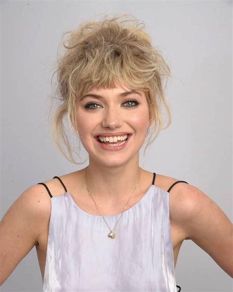 Imogen Poots On Instagram Imogenpoots Effortless Hairstyles Hairstyles With Bangs