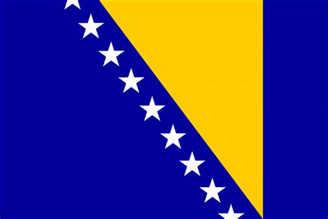 Printed Bosnia And Herzegovina Flags Flags And Flagpoles