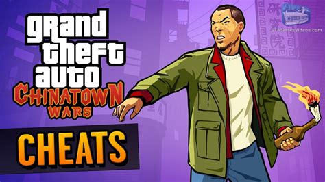 Gta Chinatown Wars Cheats Ios Android Psp And Nintendo Ds Youtube