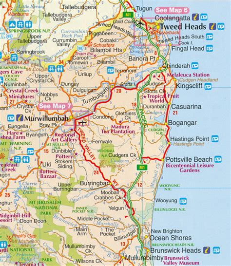 North Coast Nsw Map Racv Maps Books And Travel Guides