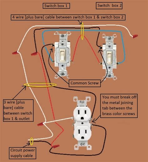 Looking for a 3 way switch wiring diagram? 2011 NEC Power Outlet 3 way Half Switched Electrical Wiring