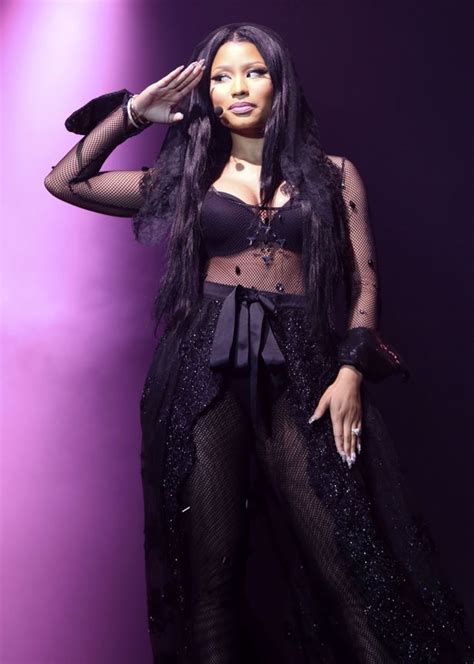 Nicki Minaj Looks Fierce As A Gothic Bride As She Gives Raunchy