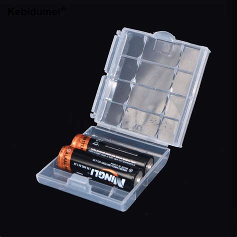 Kebidumei Mini Portable Hard Plastic Battery Case Holder Storage Box