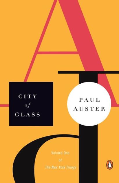 City Of Glass The New York Trilogy 1 By Paul Auster Paperback