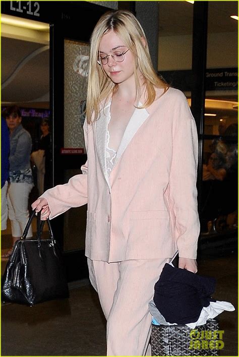 Elle Fanning Explains Why She Went Barefoot At Lax In Instagram Post