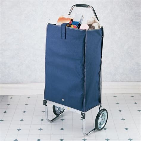 Carry All Cart Collapsible Shopping Cart Miles Kimball