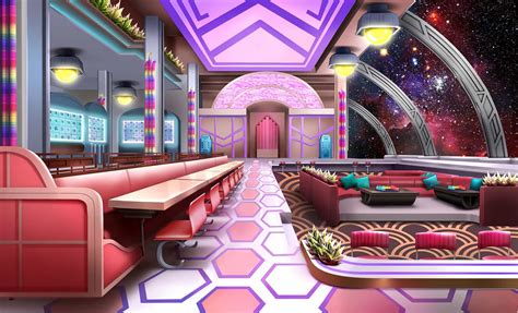 Cafeteria Episode Interactive Backgrounds Anime Scenery Episode