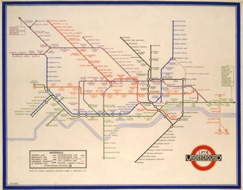 Harry Beck Underground Map
