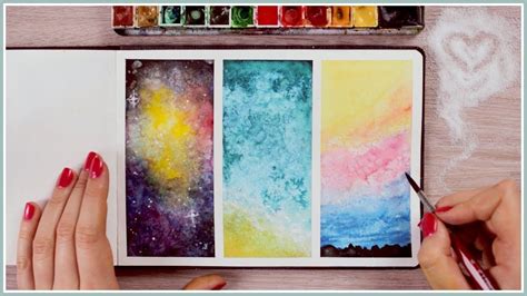 Using Salt Watercolor Painting Ideas And Techniques For Beginners Art J