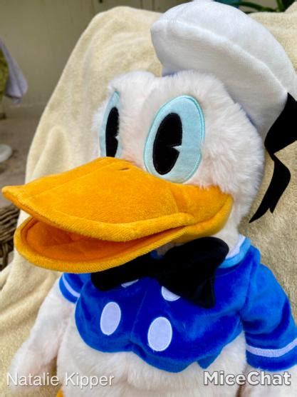 Folkmanis Donald Duck Puppet Puppet In Action Closed Mouth Micechat