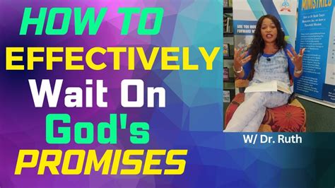 how to correctly wait on god s promises 5 ways to trust god s timing dr ruth tanyi youtube