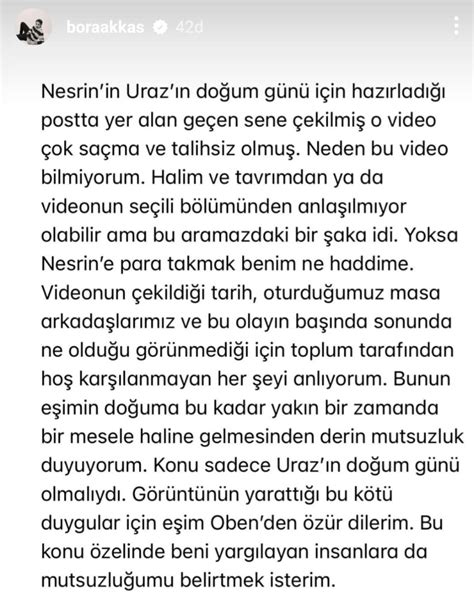 Nesrin Cavadzade nin videosu eşi hamile olan Bora Akkaş ı çok üzdü