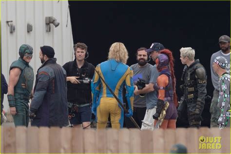 The Suicide Squad Cast Spotted In Costume For Big Group Scene New