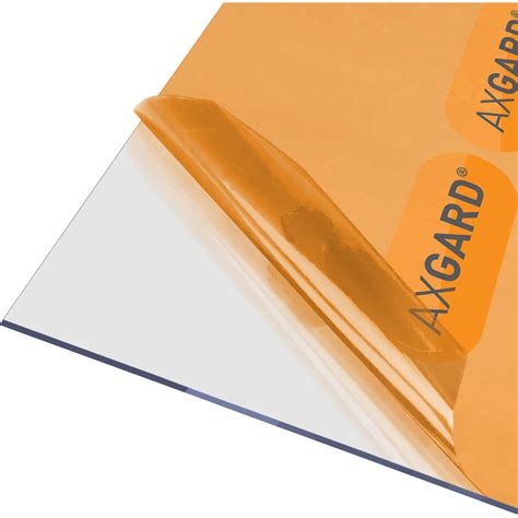 Axgard 3mm Polycarbonate Clear Impact Resisting Glazing Sheet 620 X 2500mm