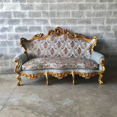 1940s vintage baroque rococo sofa chairish