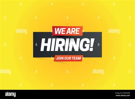We are hiring join our team open vacancy social media poster template
