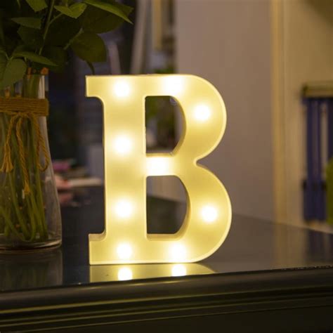 Led Marquee Letter Lights Sign Light Up Alphabet Letter For Home Party