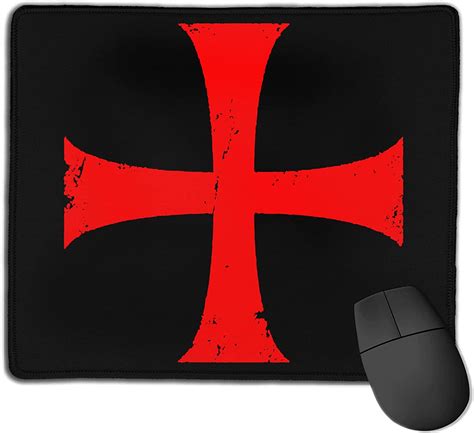 Distressed Crusader Knights Templar Cross Mouse Pads Pack