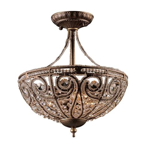 This video was created to assist you with your purchase/project. Titan Lighting Elizabethan 3-Light Dark Bronze Ceiling ...