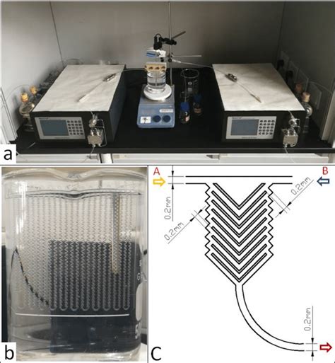 Integrated Microfluidic System Used For Au NP Synthesis And Download Scientific Diagram