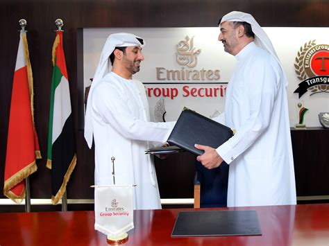 Emirates Group Security Signs Moa With National Security Institute