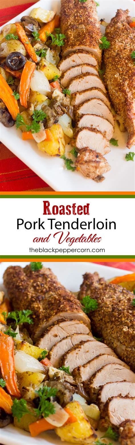 Stir in remaining 3/4 teaspoon salt and 1/4 teaspoon pepper. Roasted Pork Tenderloin with Oven Roast Vegetables