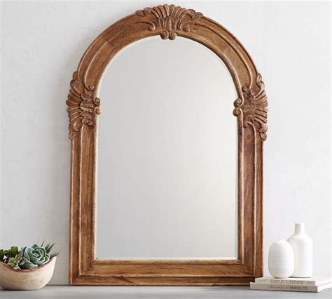 Mendosa Arch Wood Mirror Wood Mirror Wood Wall Mirror Mirror Wall