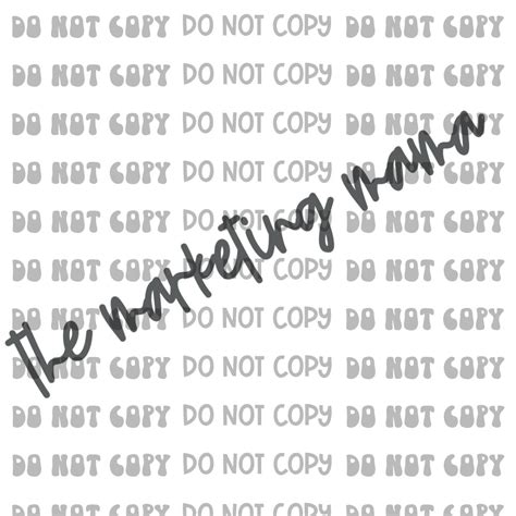 Do Not Copy Watermark Download Generic Watermark Do Not Copy Etsy