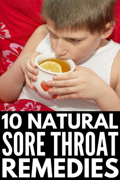 10 Natural Sore Throat Remedies For Kids That Actually Work With