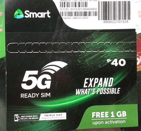 In 2g, the smart card is called the subscriber identity module ( sim ) that represents hardware and software together. Smart started deploying 5G-ready 4G SIMs in 2019, now with ...