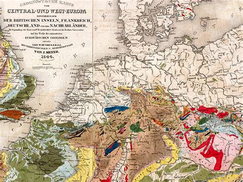Karte von tschechien mit der hauptstadt prag. Geologische Karte von dem Niederschlesischen Gebirge, 1865 ...