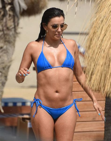 Eva Longoria Sizzles In Blue Bikini In Marbella