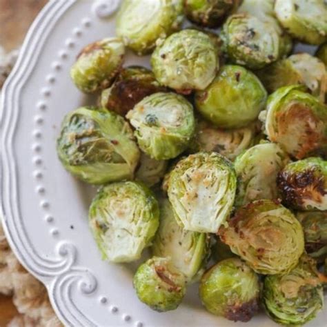 Roasted Parmesan Brussel Sprouts Lil Luna