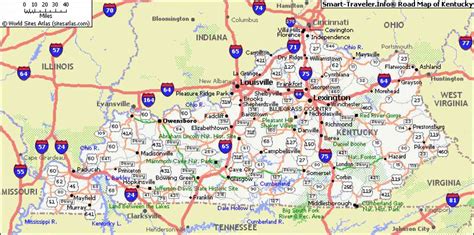 Kentucky City Map