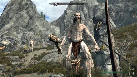 Meeting My First Giant In Skyrim Special Edition YouTube