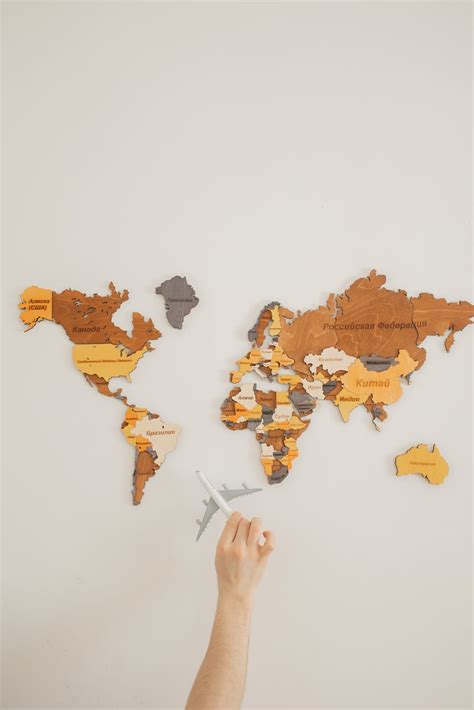 A World Map Wall Decor · Free Stock Photo