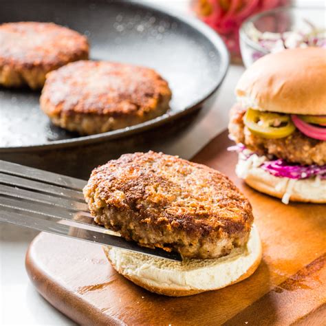 Crispy Skillet Turkey Burgers America S Test Kitchen Recipe