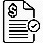 Paid Icon Stamp Invoice Bills Bill Accounts
