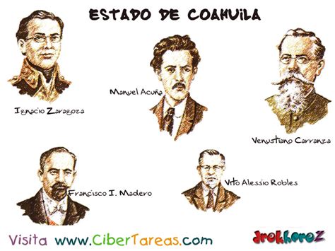 Personajes Notables Estado De Coahuila Cibertareas