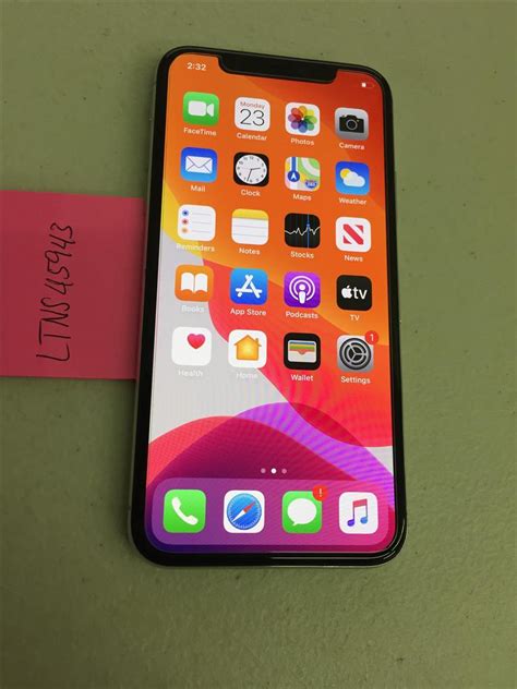 Apple Iphone X Verizon Silver 64gb A1865 Ltns45943 Swappa