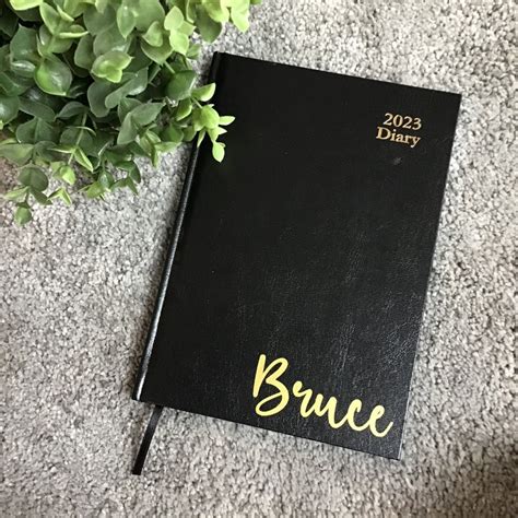 Personalised 2023 Diary Etsy