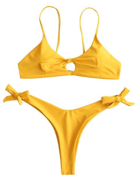 ziza yellow set strapless bikini bikinis fashion sexiezpix web porn