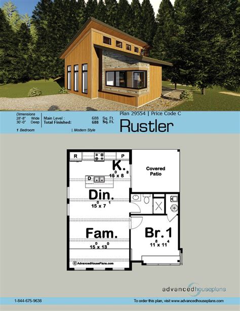 Modern Style Cabin Plan Rustler Cabin Plans Building A Container