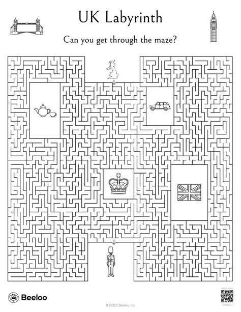 Uk Labyrinth Beeloo Printable Crafts And Activities For Kids